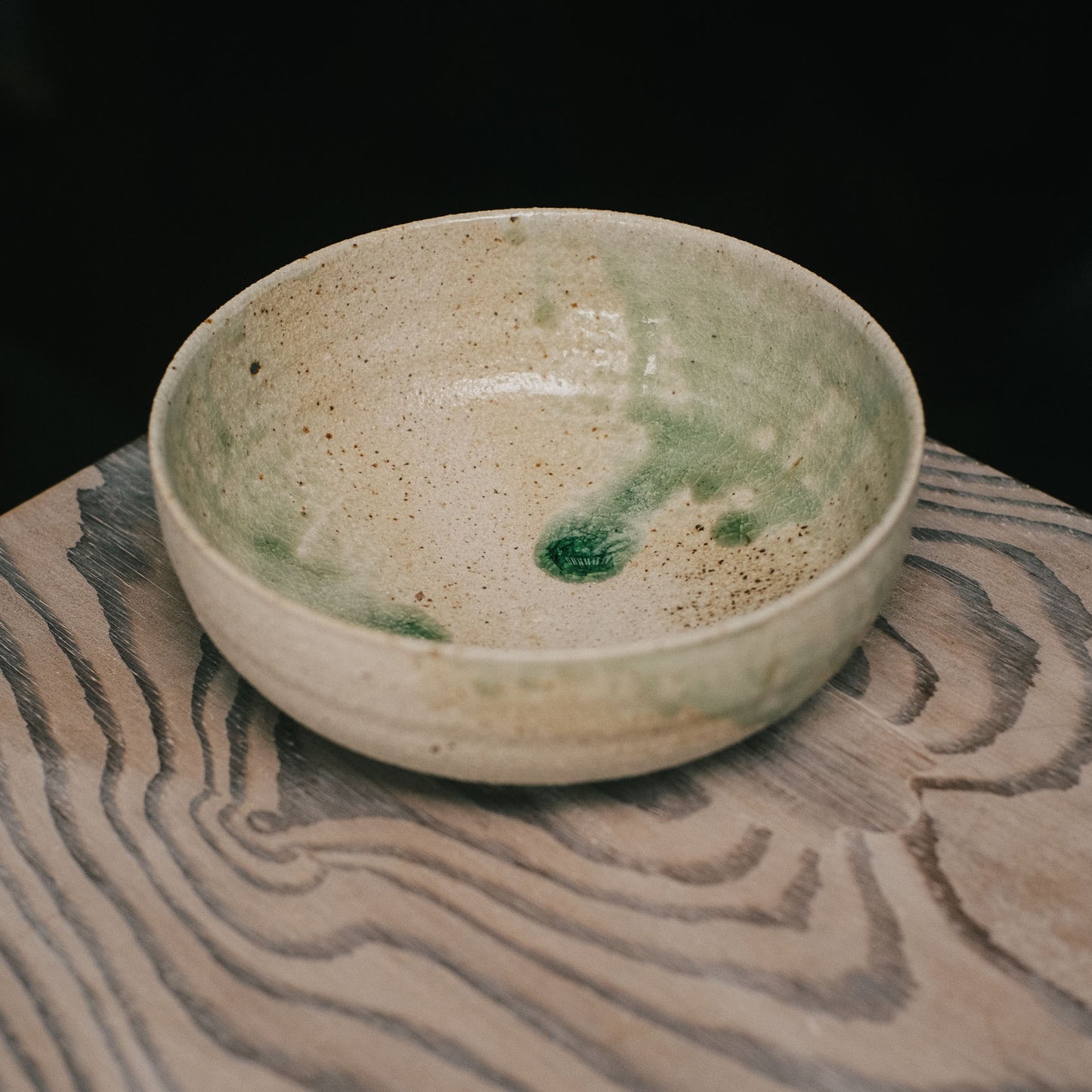 Wide Bowl - 5.8in, Ash Glaze
