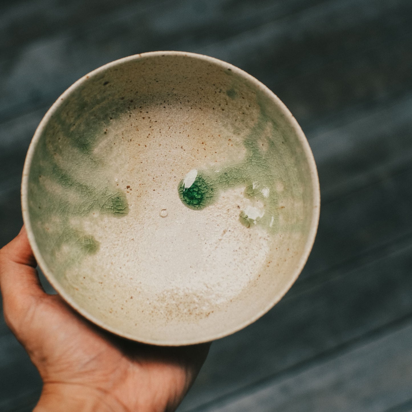 Wide Bowl - 5.8in, Ash Glaze