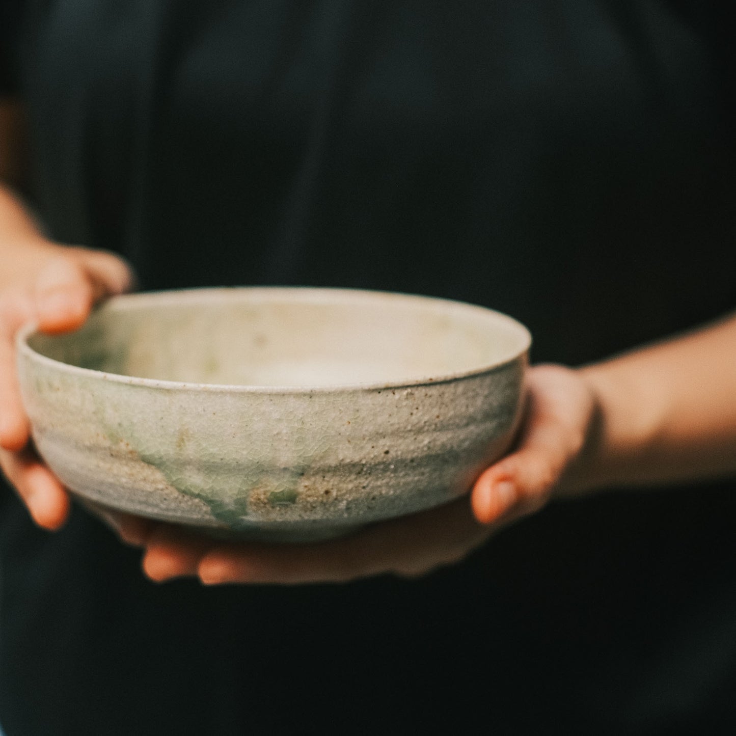 Wide Bowl - 5.8in, Ash Glaze