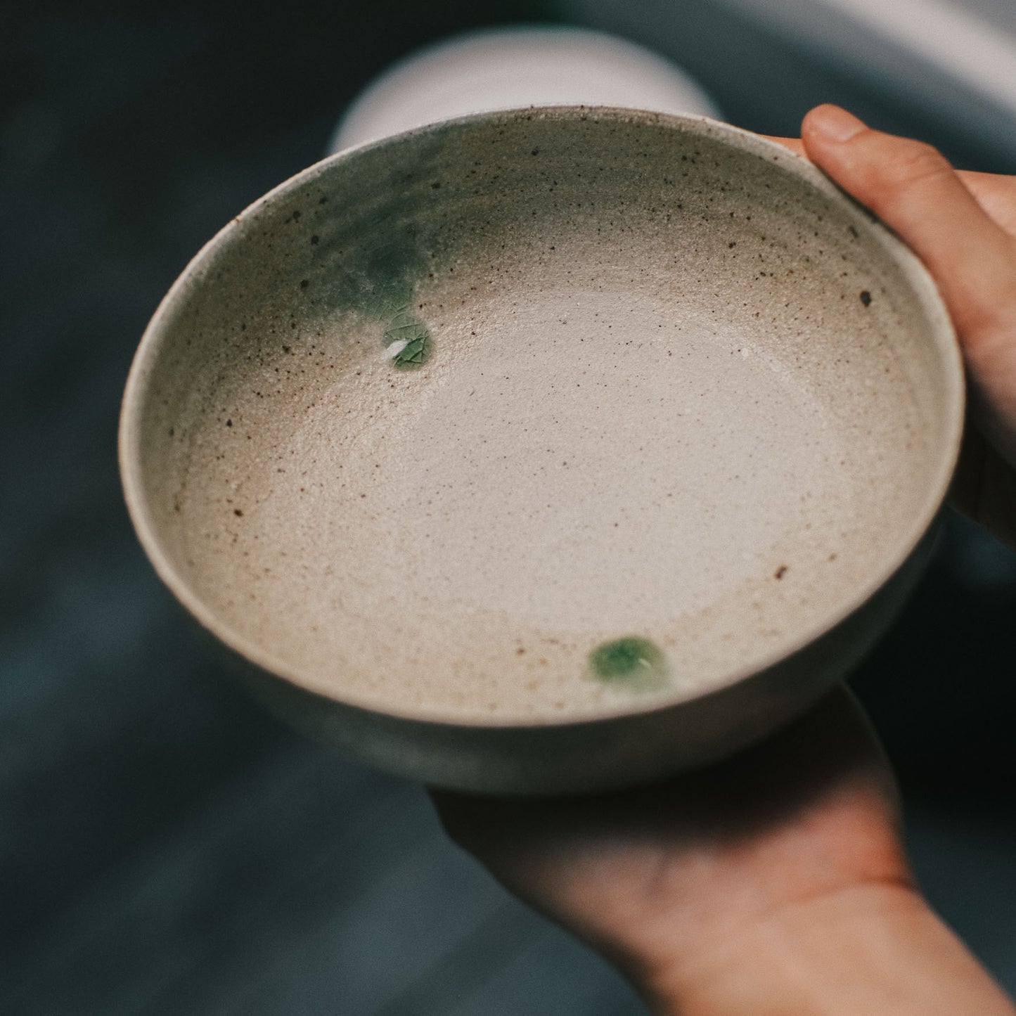 Wide Bowl - 5.8in, Ash Glaze