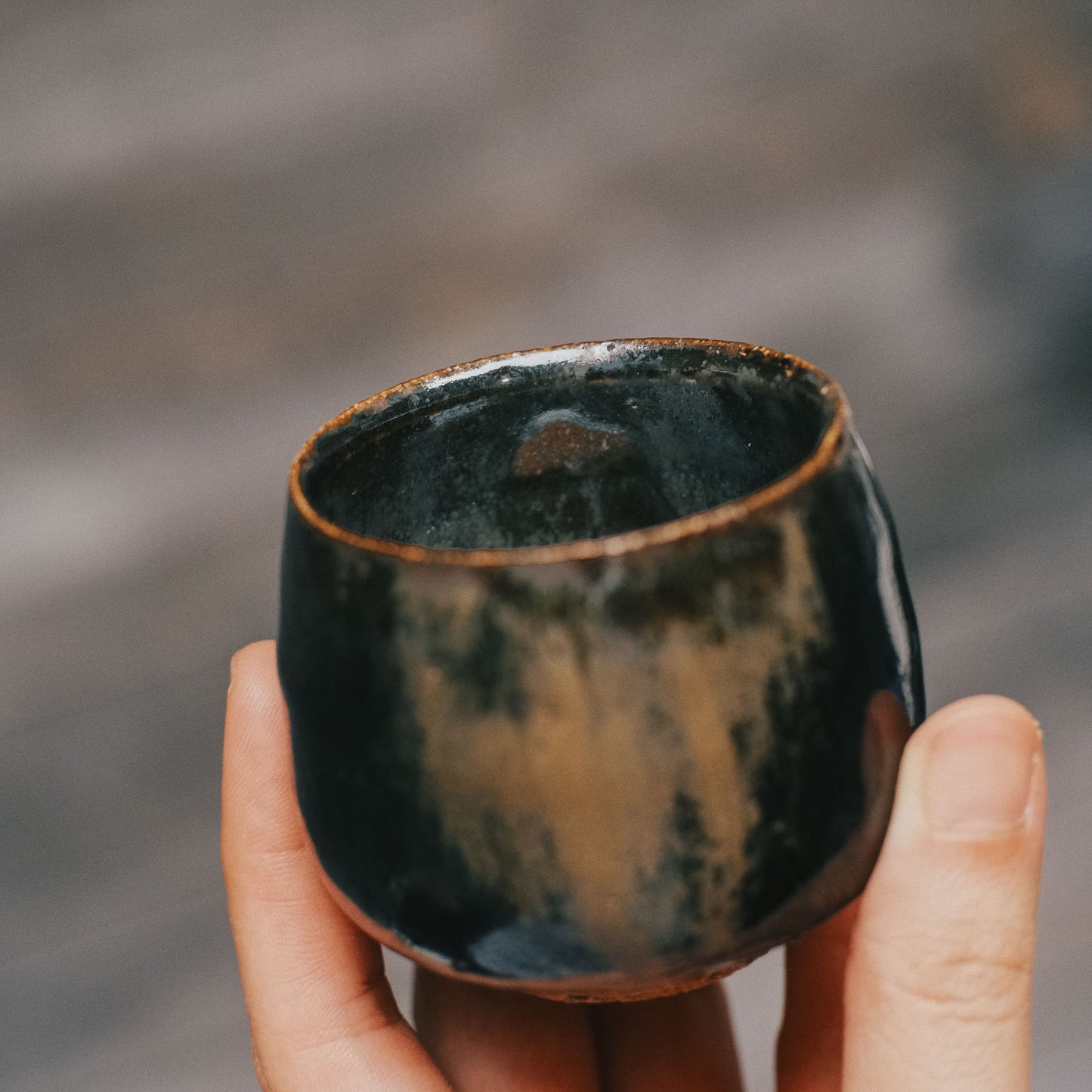Guinomi, Black Glaze