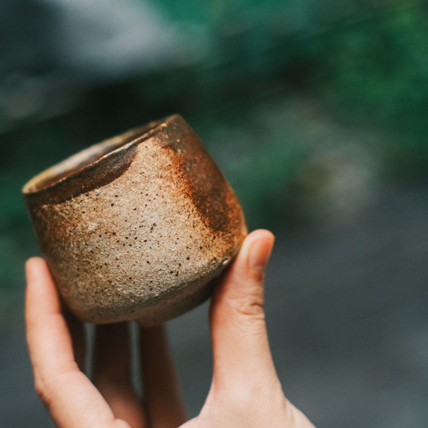 Guinomi, Ash Glaze