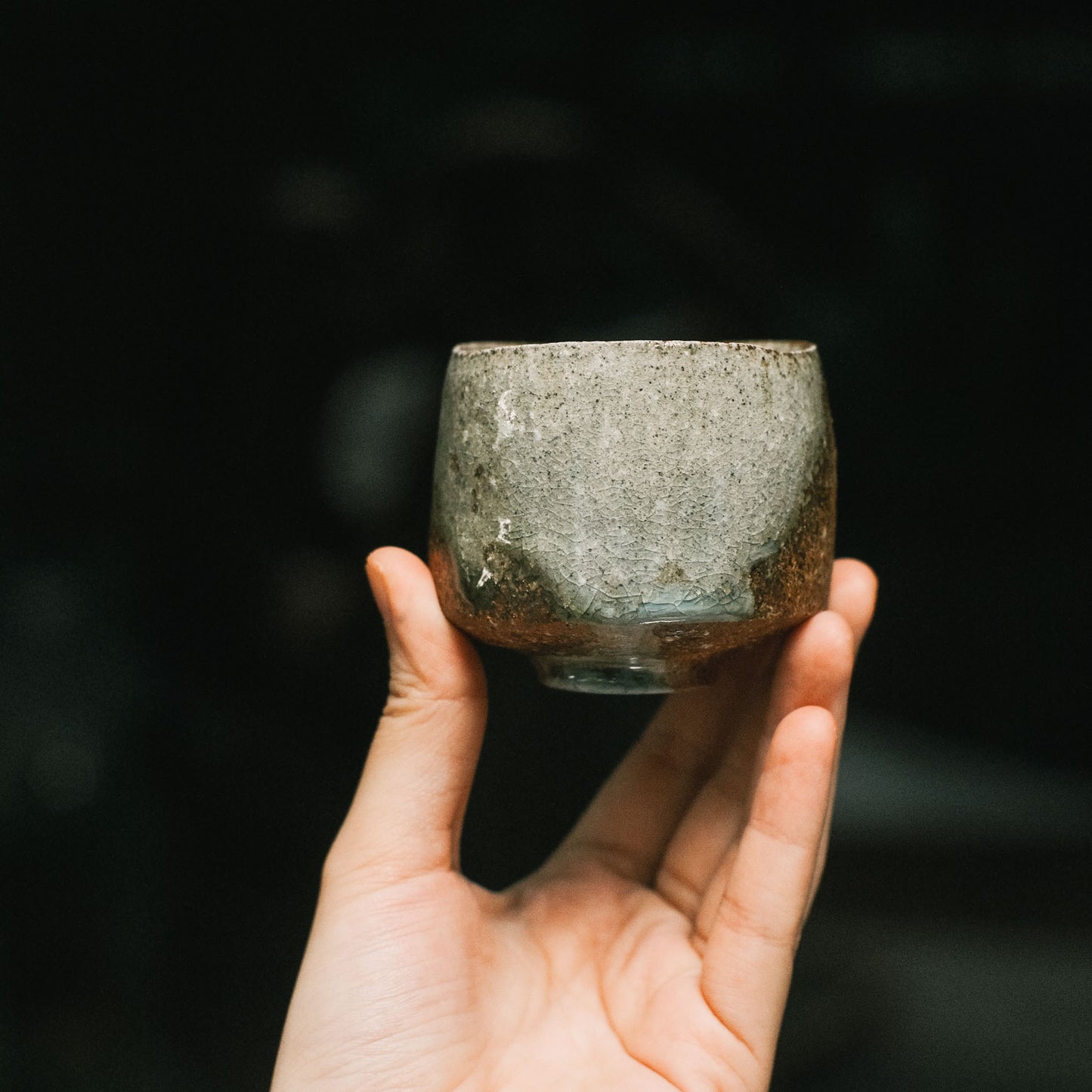 Guinomi, Ash Glaze