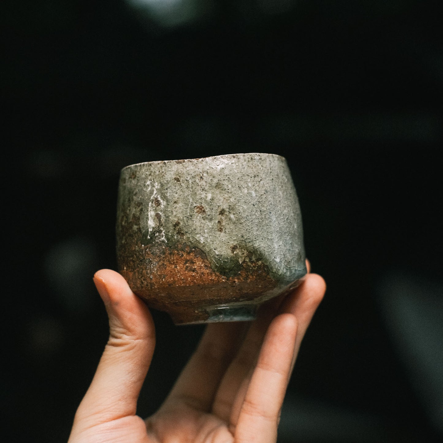 Guinomi, Ash Glaze