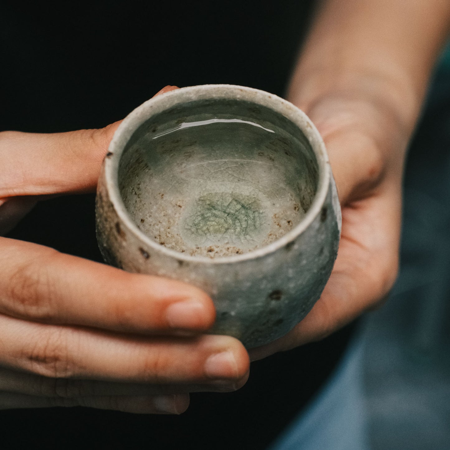 Guinomi, Ash Glaze