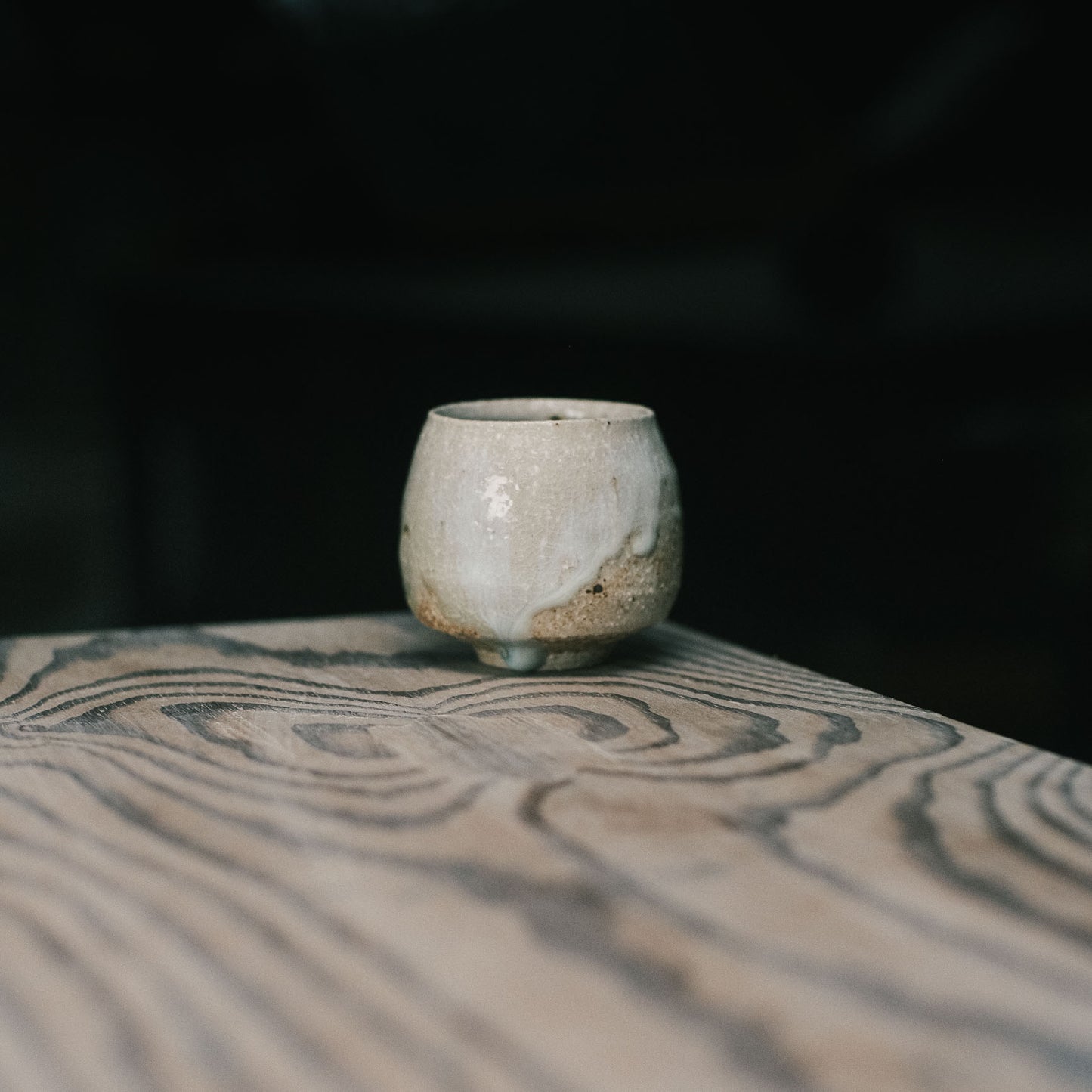 Guinomi, Ash Glaze