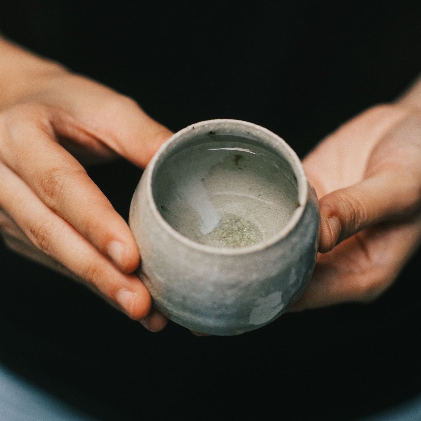 Guinomi, Ash Glaze