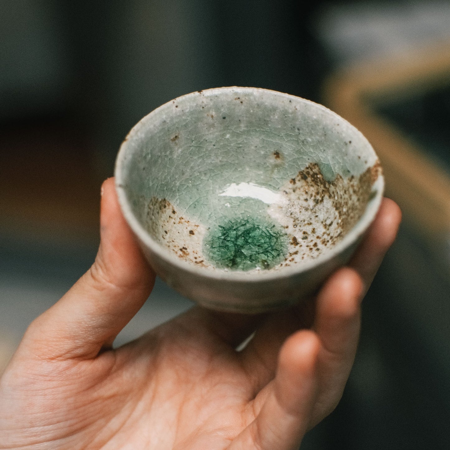 Sake/Tea Cup, Ash Glaze
