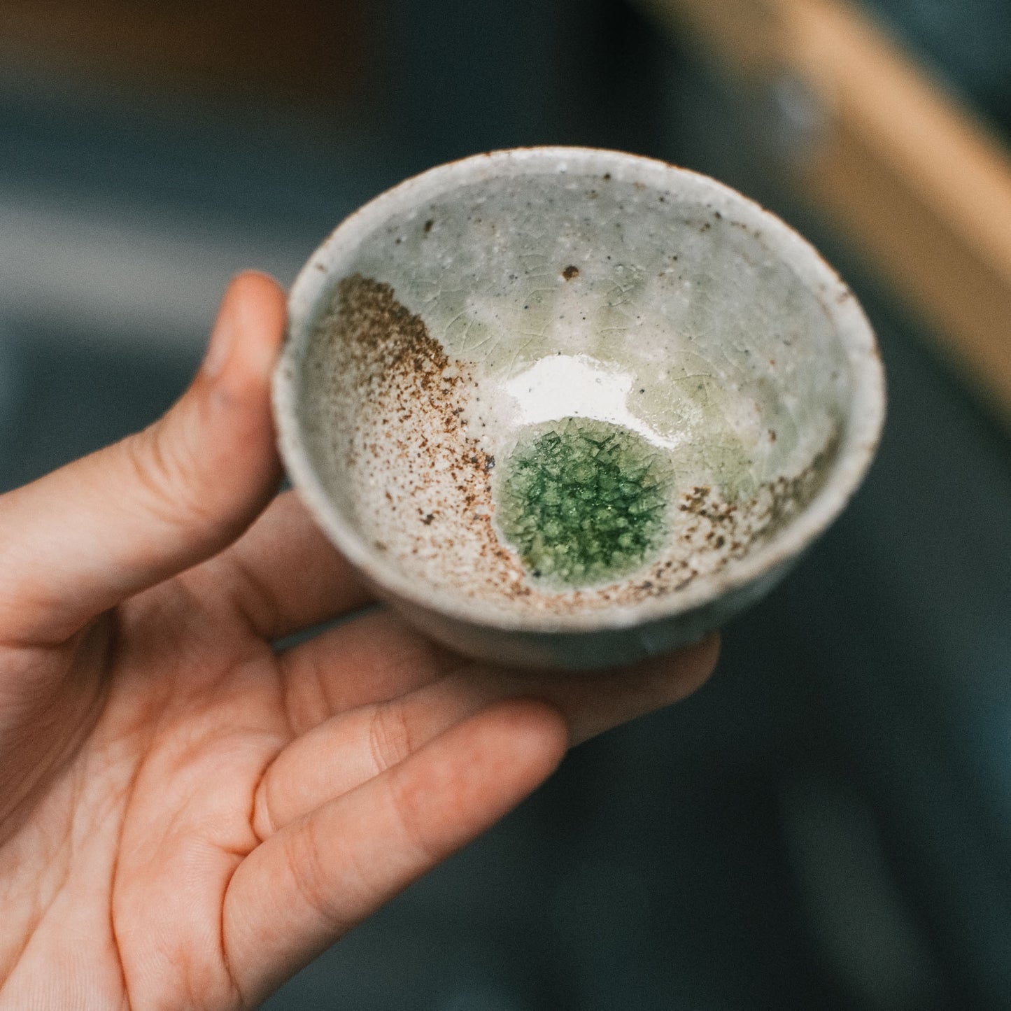 Sake/Tea Cup, Ash Glaze