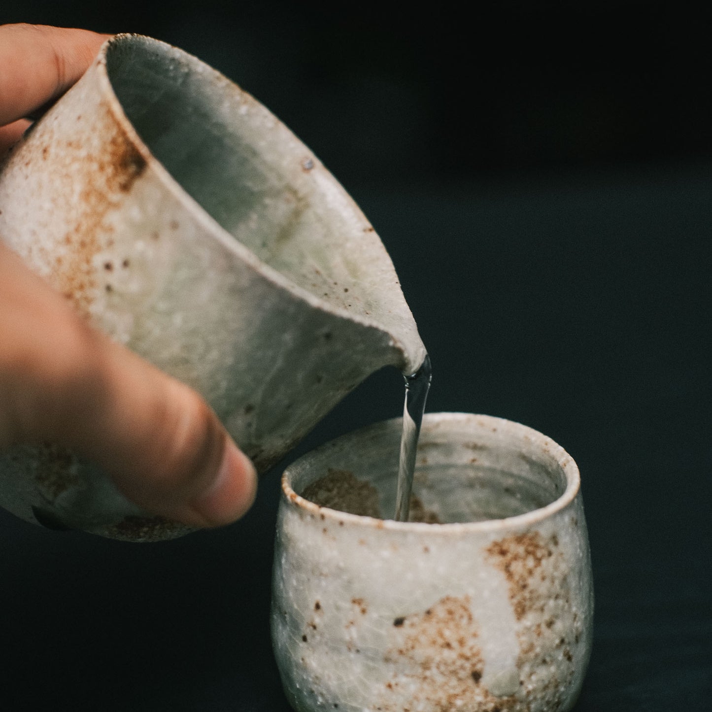 Katakuchi Pourer, Ash Glaze