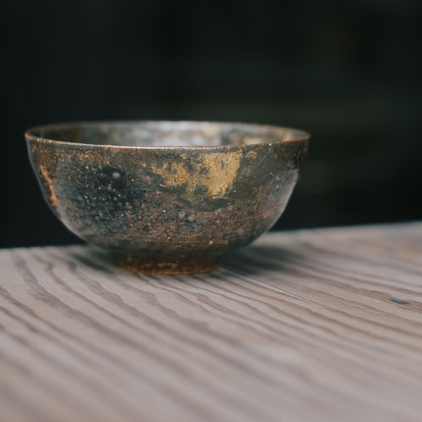 Rice Bowl, Black Glaze