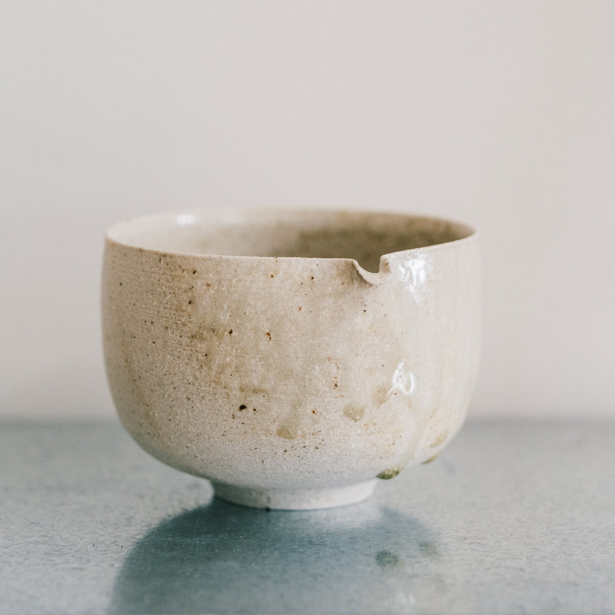 Katakuchi Bowl, Ash Glaze