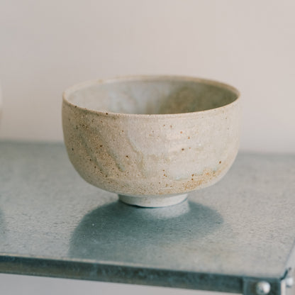 Round Tea Bowl, Ash Glaze