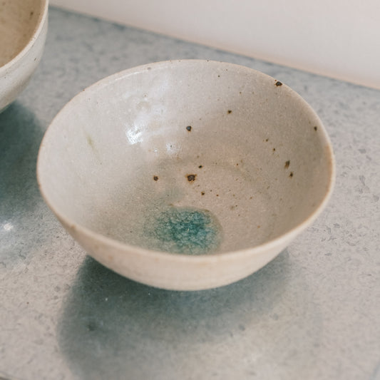 Triangle Side Bowl, Ash Glaze