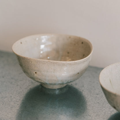 Triangle Side Bowl, Ash Glaze
