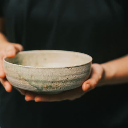Wide Bowl - 5.8in, Ash Glaze