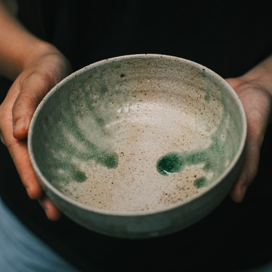 Wide Bowl - 5.8in, Ash Glaze