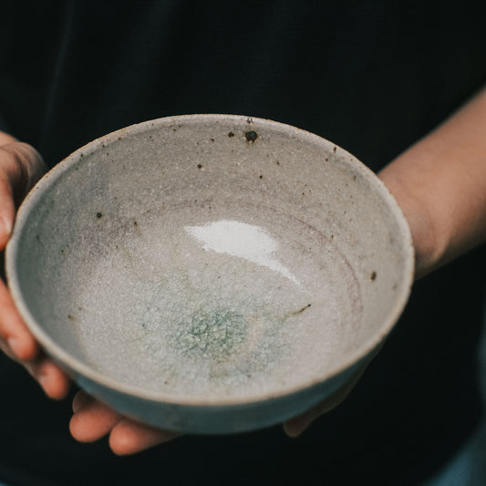 Wide Bowl - 5.8in, Transparent Ash Glaze