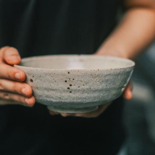 Wide Bowl - 5.8in, Transparent Ash Glaze