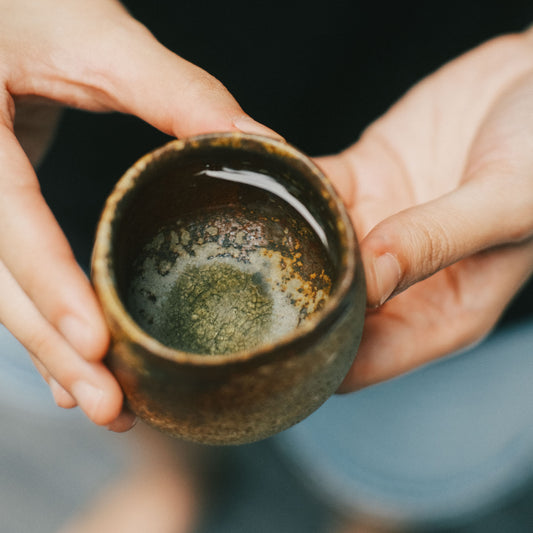 Guinomi, Ash Glaze