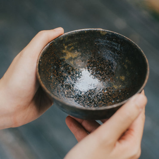 Rice Bowl, Black Glaze